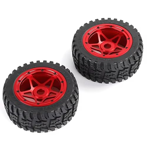 JJRFVBGT RC Auto Reifen Und Räder Kompatibel Mit HPI, Für Rovan, Für KM, Für Baja, Für 5B, 170 X 60 Mm, Front-Offroad Mit Radsatz Für 1/5 RC-Autospielzeugteile, 2 Stück von JJRFVBGT