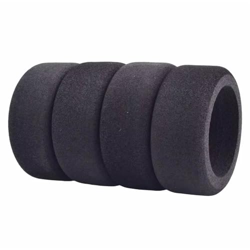 JJRFVBGT RC Auto Reifen Und Räder Kompatibel Mit HSP 94123 Für Sakura Für D4 Für Tiangong Für TT02 Flat Sports Car 1/10 Flat Running Sponge Tire RC Tire Professional Racing Unlimited von JJRFVBGT