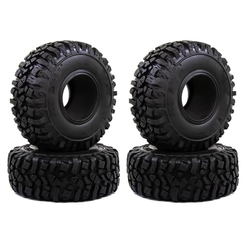 RC Auto Reifen Und Räder Kompatibel Mit Axial Für SCX10 Für SCX10 II 90046 Für AXI03007 Für Für traxxas Für TRX-4 Für 1:10 RC Rock Crawler Gummireifen Radreifen von JJRFVBGT