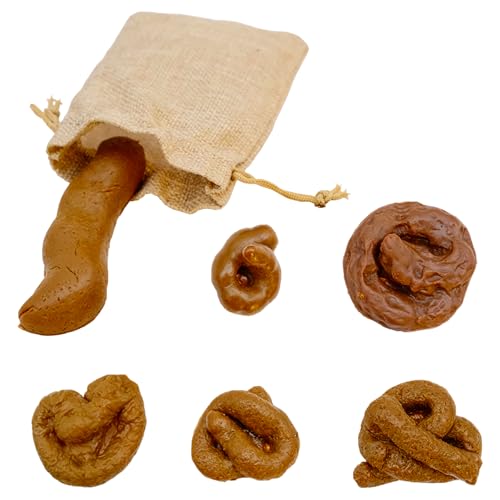 JJYHEHOT 6 Pcs Fake Kacke, Lustiger Falsch Poop, Realistische Kackhaufen Spielzeug, Kackhaufen Scherzartikel Fake Scheiße Tricky Toys für Aprilscherz, Halloween, Lustige Party JJYHEHOT 6 Pcs Fake Kacke, Lustiger Falsch Poop, Realistische Kackhaufen Spielzeug, Kackhaufen Scherzartikel Fake Scheiße Tricky Toys für Aprilscherz, Halloween, Lustige Party von JJYHEHOT