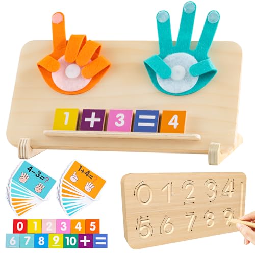Montessori Spielzeug ab 3 4 5 Jahre - Spielzeug ab 3 Jahre Holzspielzeug Fingerzählmathe Geschenke Jungen Mädchen 3-9 Jahre Kinderspielzeug Lernspiele 3-9 Jahre Jungen Mädchen Geburtstag Weihnachten Montessori Spielzeug ab 3 4 5 Jahre - Spielzeug ab 3 Jahre Holzspielzeug Fingerzählmathe Geschenke Jungen Mädchen 3-9 Jahre Kinderspielzeug Lernspiele 3-9 Jahre Jungen Mädchen Geburtstag Weihnachten von JKGIFTS