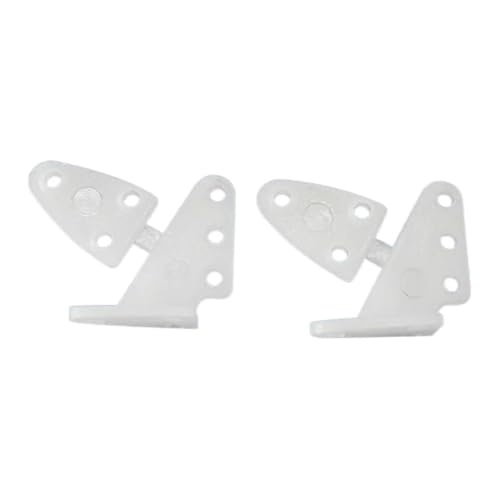 JKYsrUT 10 Stücke RC Flugzeug Nylon Pin Hörner 3 Loch 4 Loch Reißverschluss Hörner Keine Schrauben Elektrische Schaum Modell Zubehör(10 pcs 13.5x16) von JKYsrUT