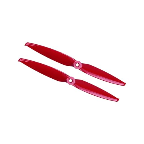 JKYsrUT 12 PCS Flash 7042 7x4,2 PC Propeller 2 5mm Montageloch Kompatibel mit RC Racing LR6 L67 Long Range Drone 6 Paare(6 Pairs 7042 Red) von JKYsrUT