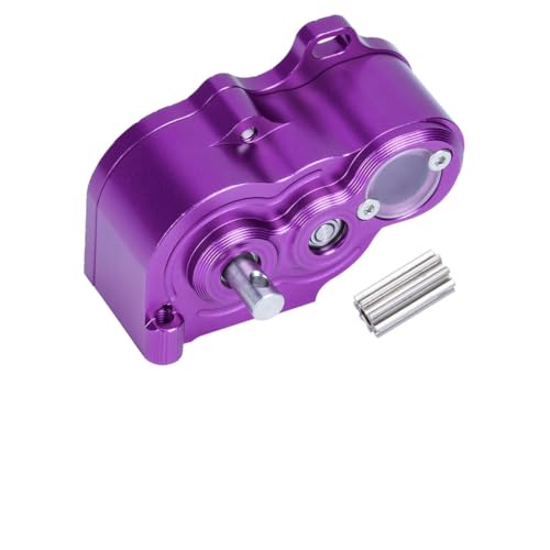 JKYsrUT Chassis-Metallgetriebe-Upgrade Getriebe mit niedrigem Schwerpunkt, kompatibel mit 1/10 RC Crawler Car II-Achsenteilen(Purple 1) von JKYsrUT