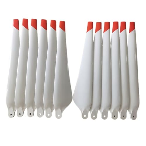 JKYsrUT T30 3820s, Kohlefaser-Nylon-Mix, Klapppaddel, kompatibel mit T30 CW/CCW, Reparaturzubehör Compatible with Landwirtschaftspflanzendrohnen(Carbon Props C 12pcs) von JKYsrUT