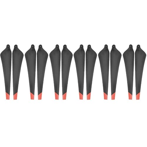 JKYsrUT T30-Propeller 3820s Kohlefaser-Nylon, Faltbarer CW und CCW, kompatibel mit T30-Landwirtschaftsdrohnen-Paddelzubehör(12pcs no Props clamp) von JKYsrUT