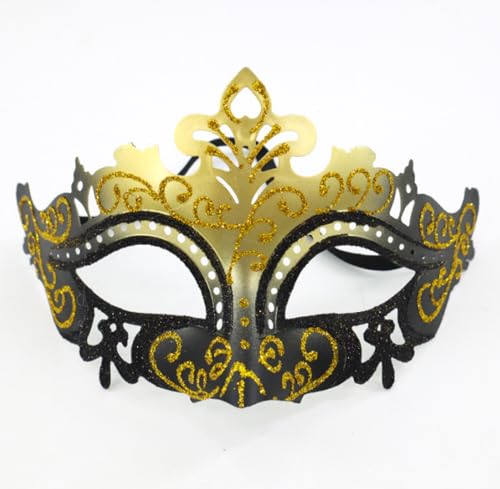JLTC Halloween Karneval Nacht Tanz Party Augenmaske Gemalt High End Krone Maske Bar Performance Requisiten von JLTC