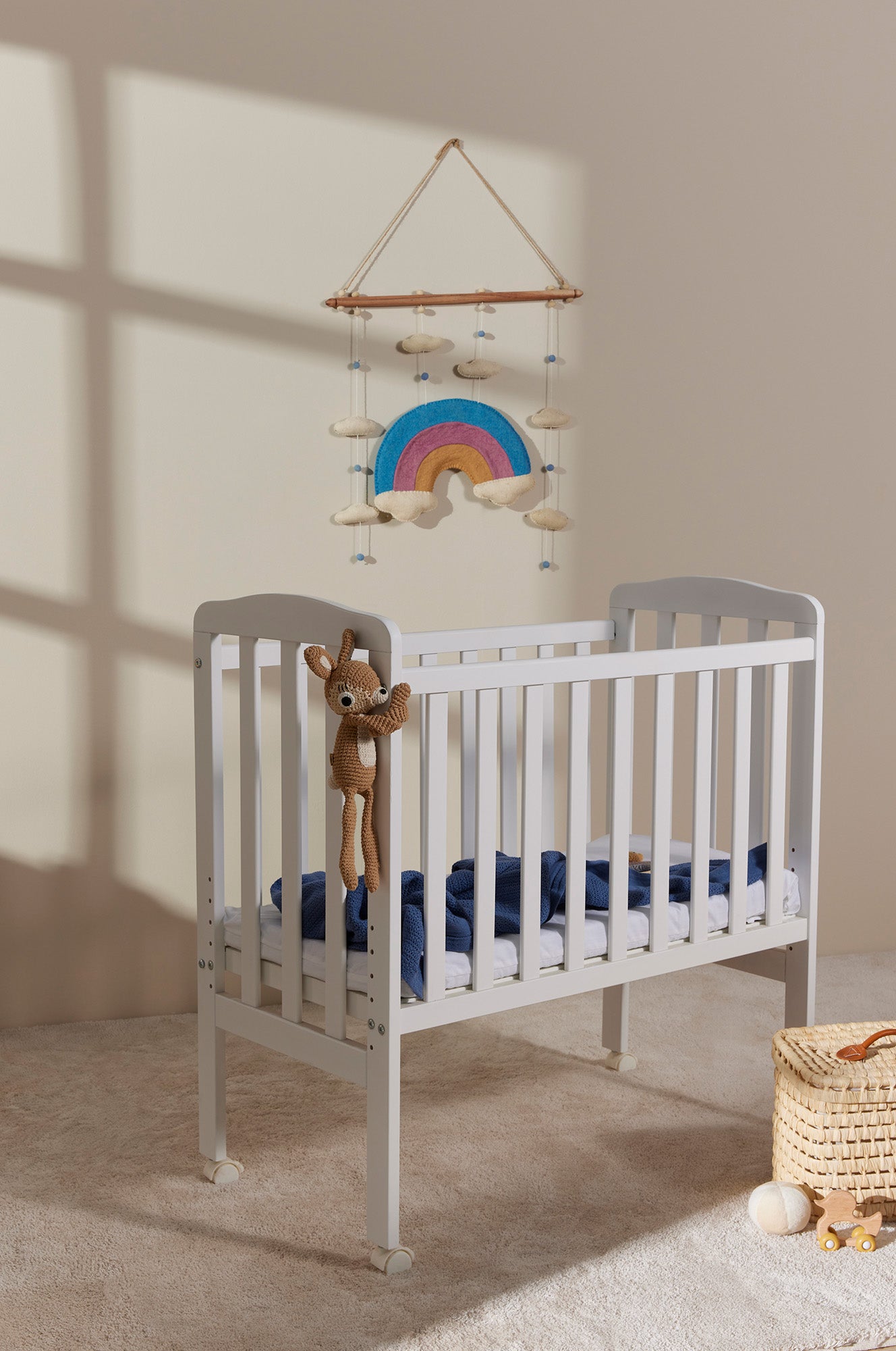 JLY ALICE Babybett mit BabyDan Matratze Comfort 40x84 von JLY