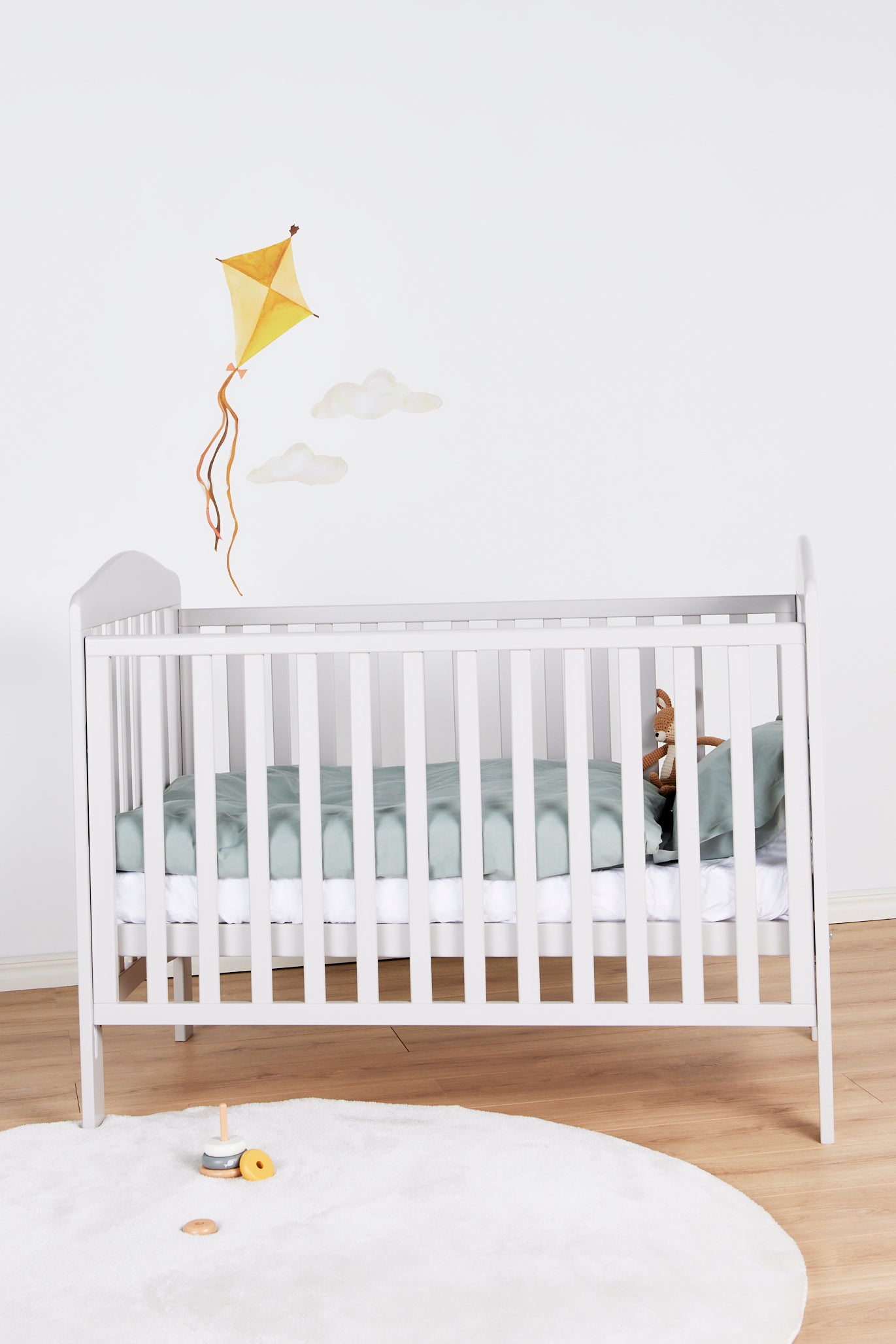JLY DREAM Babybett Dropside ELLA, Warm Grey JLY DREAM Babybett Dropside ELLA, Warm Grey von JLY
