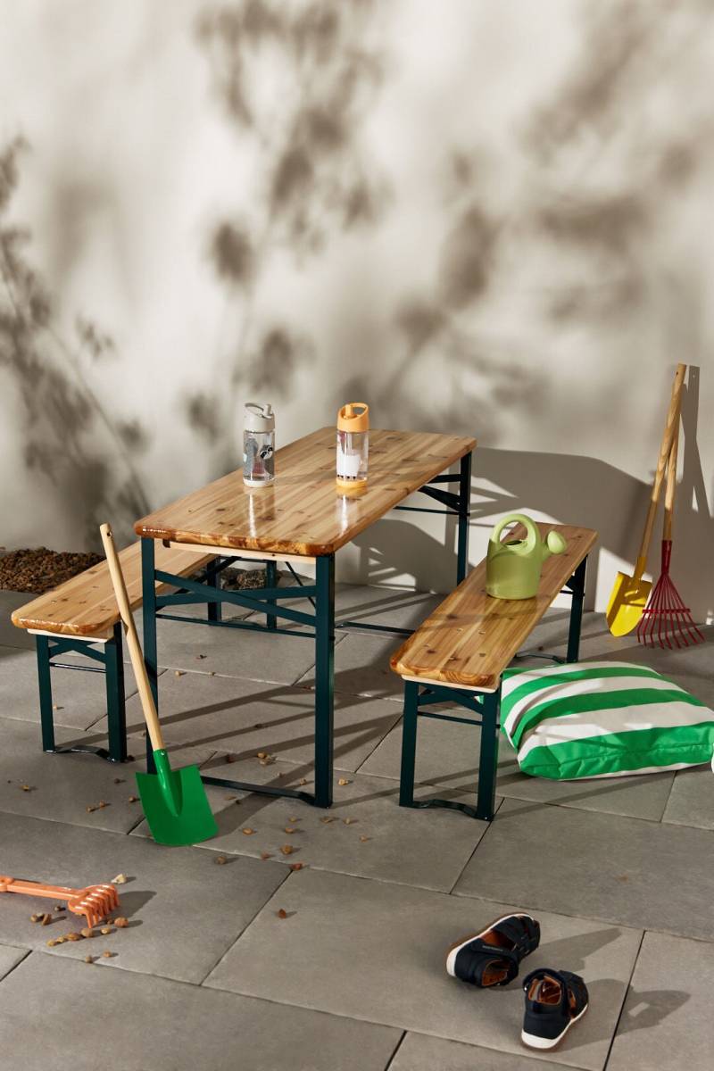 JLY Table &  Bench Gartenmöbel, Braun von JLY