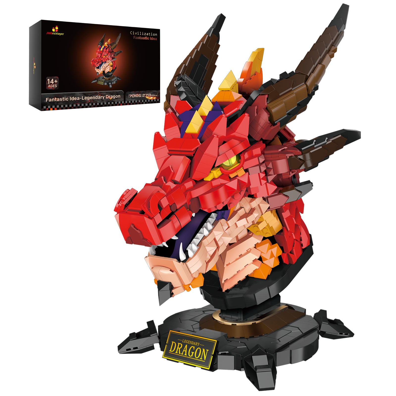 Dragon/Loong Head 70105-Masterpiece of Eastern Power Dragon/Loong Head 70105-Masterpiece of Eastern Power von JMBricklayer