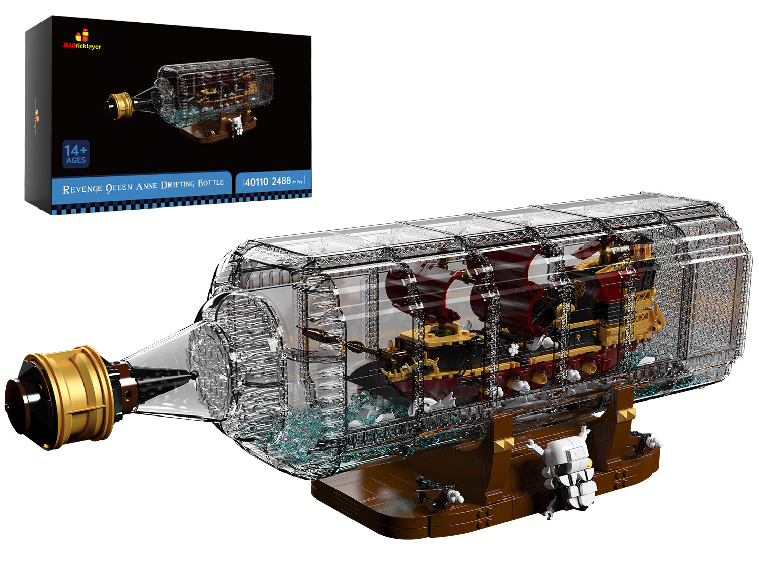 Drift Bottle with Revenge Pirate Ship Building Toys 40110 Drift Bottle with Revenge Pirate Ship Building Toys 40110 von JMBricklayer