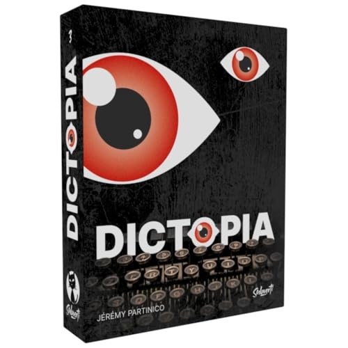 JNHCD Blackrock Games DICTOPIA – Spiel der Gesellschaft – Spiel der Atmosphäre – Spiel der Buchstaben und Schnelligkeit – Spiel des Wettbewerbs – SUBVERTI von Blackrock Games