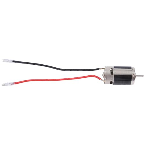 JNJOOD 1 STÜCK DC12V 390 28T Mini-Gleichstrommotor 13000 Min Hochgeschwindigkeits-Großtorsionsmotor Durchmesser 27,6 mm Ganzmetallmotor DIY-Motor Metall von JNJOOD