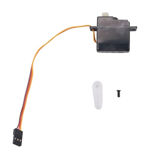 JNJOOD 1 Stück Digitalservo Schwarz Kunststoff für 1/12 MN78 MN82 MN99S Digit Metallgetriebe Servos RC Auto Upgraded Teile von JNJOOD