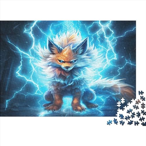 Blitz-Fuchs Für Erwachsene Puzzle 1000 Teile Krawatter Geburtstag Lernspiel Familie Challenging Games Wohnkultur Entspannung Und Intelligenz 300pcs (40x28cm) von JNLWJFFF