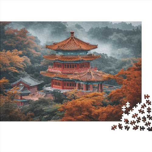 Dachboden Für Erwachsene Puzzle 1000 Teile Verbotene Stadt Geburtstag Home Decor Lernspiel Family Challenging Spiele Stress Relief 1000pcs (75x50cm) von JNLWJFFF