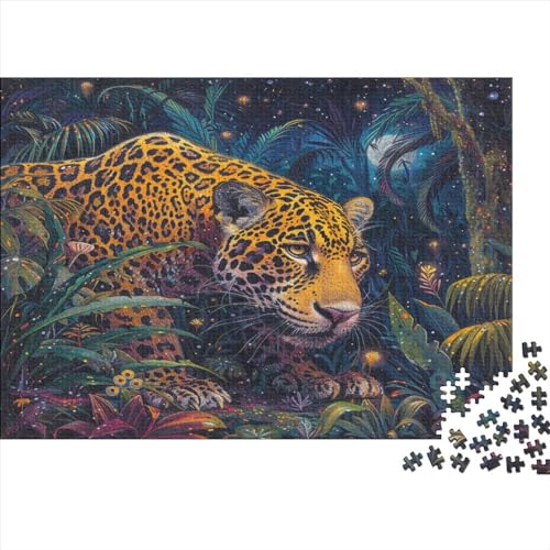 Gepard Puzzle Für Erwachsene 1000 Teile Krawatter Family Challenging Spiele Lernspiel Moderne Wohnkultur Geburtstag Stress Relief 1000pcs (75x50cm) von JNLWJFFF