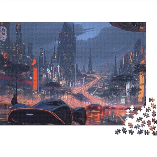 Laufendes Auto Erwachsene 1000 Teile Zukünftige Autos Puzzle Lernspiel Family Challenging Spiele Geburtstag Wohnkultur Entspannung Und Intelligenz 1000pcs (75x50cm) von JNLWJFFF