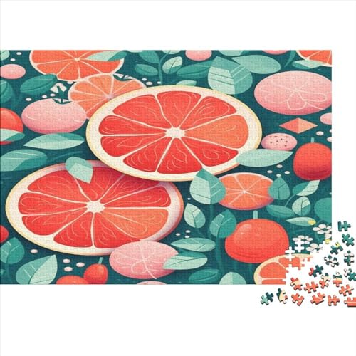 Mandarine Puzzles Für Erwachsene 1000 Teile Obst Lernspiel Geburtstag Home Decor Familie Challenging Games Stress Relief Toy 1000pcs (75x50cm) von JNLWJFFF