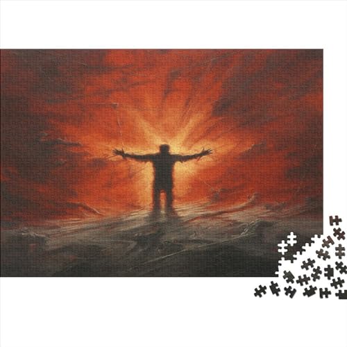 Menschlicher Rücken 1000 Teile Kunst Gemälde Puzzles Für Erwachsene Wohnkultur Geburtstag Lernspiel Familie Challenging Games Stress Relief 300pcs (40x28cm) von JNLWJFFF