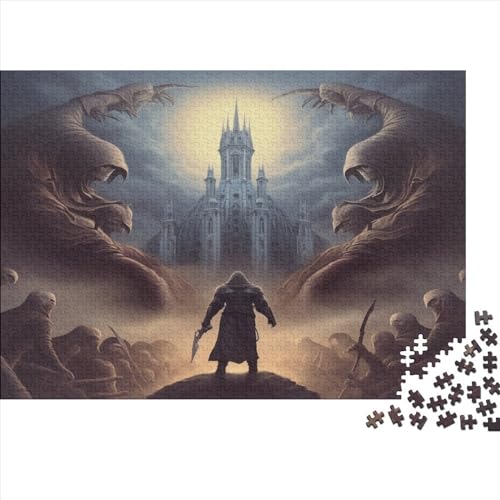 Meuchelmörder Puzzles Für Erwachsene 1000 Teile Gesandter Lernspiel Geburtstag Home Decor Familie Challenging Games Stress Relief 300pcs (40x28cm) von JNLWJFFF