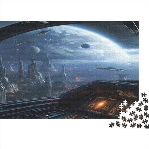 Planet 1000 Teile Weltraum Puzzles Erwachsene EduKatzeional Game Family Challenging Spiele Home Decor Geburtstag Stress Relief 300pcs (40x28cm) von JNLWJFFF