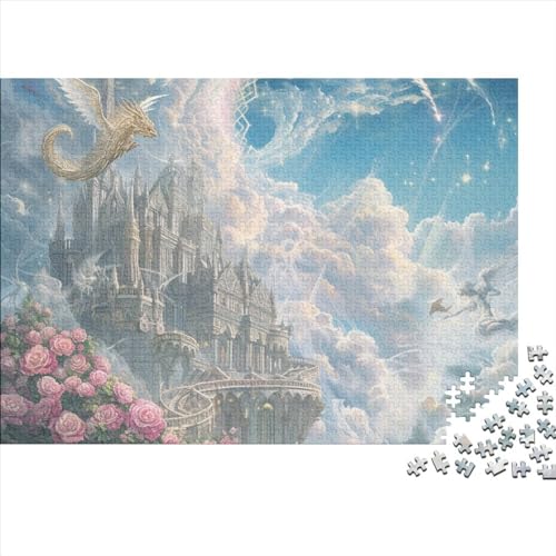 Schönes Schloss Puzzle Für Erwachsene 1000 Teile Geburtstag Moderne Wohnkultur Family Challenging Spiele Lernspiel Stress Relief 300pcs (40x28cm) von JNLWJFFF