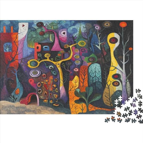 Tor der Kunst Puzzles Erwachsene 1000 Teile Umgekehrtes Bild EduKatzeional Game Wohnkultur Geburtstag Family Challenging Spiele Stress Relief 1000pcs (75x50cm) von JNLWJFFF