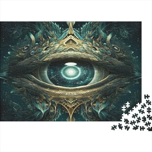 Ungeheuer-Augen Puzzles 1000 Teile Kunst Gemälde Erwachsene Lernspiel Home Decor Geschicklichkeitsspiel Für Die Ganze Familie Geburtstag Stress Relief 300pcs (40x28cm) von JNLWJFFF