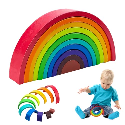 JOAASU Stapelbares Regenbogenspielzeug aus Holz JOAASU Stapelbares Regenbogenspielzeug aus Holz von JOAASU