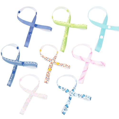 JOCXZI Baby-Spielzeug-Gurtleine - 8Pcs Spielzeug Gurt Halter Verstellbarer, Anti-Drop-Gurt, Einstellbare Strap Clip, Verstellbarer Kinderwagen Spielzeug Gurt Halter von JOCXZI