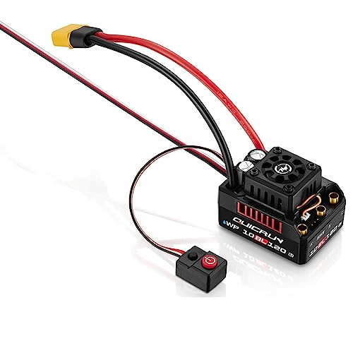 Hobby Wing QUICRUN WP 10BL120 G2 120A 2-4S Lipo Geschwindigkeitsregler bürstenlos ESC sensorlos für 1/10 1/12 RC Auto Spielzeug Ersatzteil von JODIYAAH