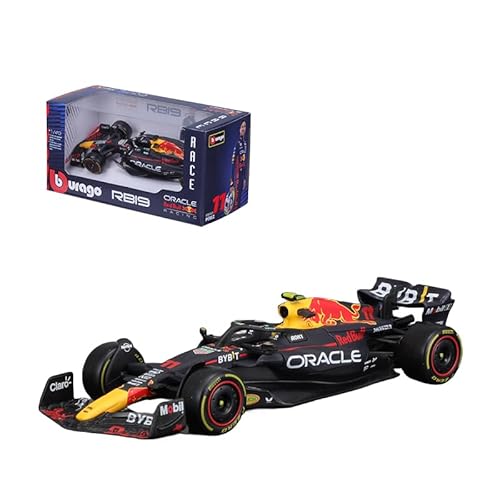 JODIYAAH Bburago 1:43 2023 F1 Red Bull RB19 11# Sergio Perez Ferrari Mercedes Formel Racing Legierung Auto Druckguss Modell (RB19 11#) von JODIYAAH