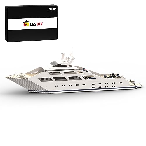 FAROX Technik Kreuzfahrtschiff Modellbausatz, MOC-69299 Luxus-Yacht Schiff Bausteine für Erwachsene, 6312 Teile Groß Klemmbausteine Cruise Liner Spielzeug Kompatibel mit Lego Schiff von JOENI