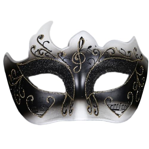 JOERBABU Elegante glitzernde Augenmaske für Damen, Karneval, Venezianer, halbes Gesicht für Maskerade, Party und Hochzeit, Event von JOERBABU