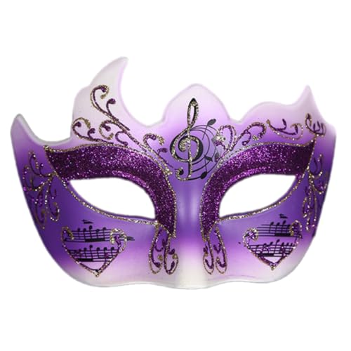 JOERBABU Elegante glitzernde Augenmaske für Damen, Karneval, Venezianer, halbes Gesicht für Maskerade, Party und Hochzeit, Event von JOERBABU