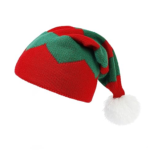 JOERBABU Weihnachtsmütze Partyhut für Erwachsene Kinder Unisex Strickmützen Dekor Hut für Neujahr Urlaub Party von JOERBABU