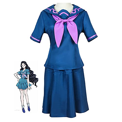 Anime Cosplay Kostüm Outfits Jojo's Bizarre Adventure Yamagishi Yukako Kostüm für Erwachsene Karneval Faschingsparty Verkleiden Sich Geeignet für Cosplay-Liebhaber, Comics Expo (XL, Blau) von JOHLCR