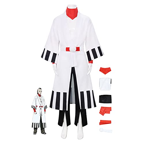 JOHLCR Anime Cosplay Kostüm BORUTO Ōtsutsuki Isshiki Outfits 6-Teiliges set Kostüm für Erwachsene Geeignet für Bühnenspiele, Geschenke, Cosplay-Liebhaber, Comics Expo (XL, Weiß) von JOHLCR