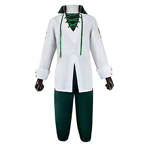 JOHLCR Cosplay Outfits The Seven Deadly Sins Meliodas Anime Cosplay Kostüm Kostüm für Halloween Karneval- Geeignet für Halloween, Bühnenspiel, Party (L, Weiß) von JOHLCR