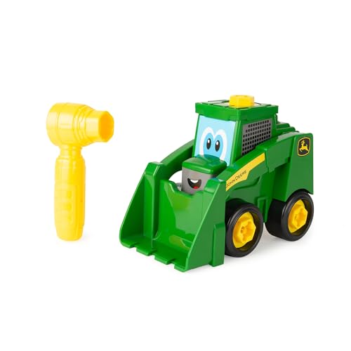 JOHN DEERE Build‑A‑Buddy Radlader, 13‑teiliger Bausatz mit Akku‑Schraubendreher, Freilauf‑Räder, Funktionale Schaufel, Feinmotorik & Fantasie‑Spielzeug, Baustein für Kleinkinder ab 18 Monaten JOHN DEERE Build‑A‑Buddy Radlader, 13‑teiliger Bausatz mit Akku‑Schraubendreher, Freilauf‑Räder, Funktionale Schaufel, Feinmotorik & Fantasie‑Spielzeug, Baustein für Kleinkinder ab 18 Monaten von JOHN DEERE