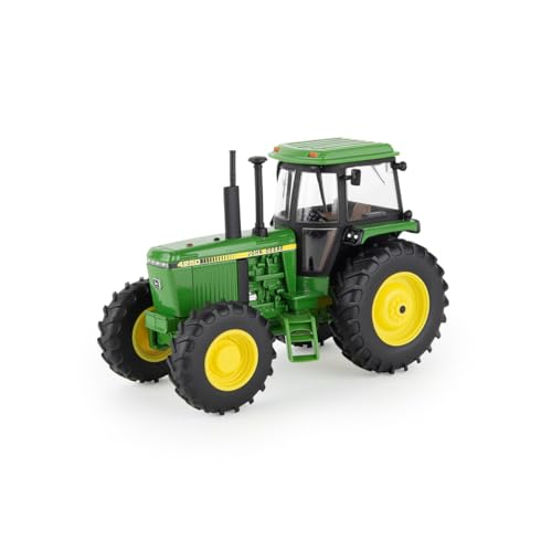 John Deere Prestige Collection 4250 Traktor im Maßstab 1:32 - Korpus aus Metalldruckguss mit FWA-Vorderachse und Einzel-Hinterrädern - Erwachsene Kollektion - ab 14 Jahren von JOHN DEERE