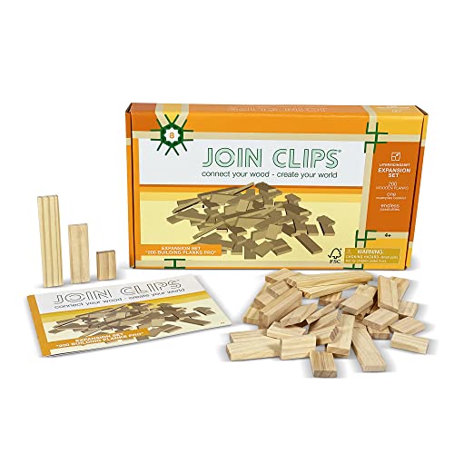 Join Clips Erweiterungsset 200 Holzbauplatten Pro von JOIN CLIPS