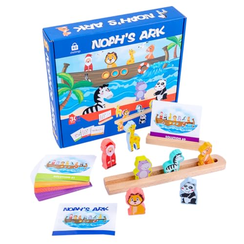 JOINPAYA 1 Satz Früherziehung Arche Noah Puzzles für Kinder Rätsel für Kinder rätselbuch Kinder kinderpuzzle Kinder Puzzle kindergeburtstags mitgebsel Spielzeug Bausteine Holzpuzzle hölzern von JOINPAYA