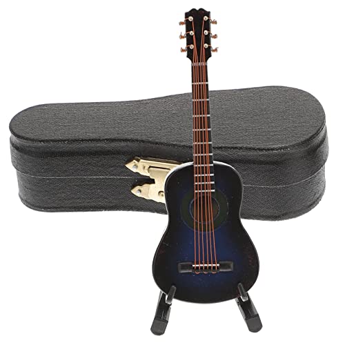 1 Satz Gitarrenmodell mehrere Miniatur Musical Gitarre Gitarrenpicks Gitarre spielzeuggitarre Gitarrenstatue winzige Gitarre Mini-Gitarren- Plastik Blue JOINPAYA von JOINPAYA