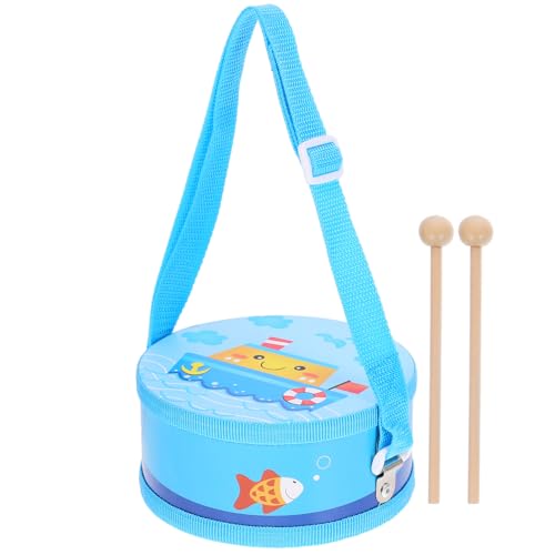 1 Satz Hüfttrommelspielzeug Für Pädagogisches Musikalisches Babyspielzeug Für Babytrommeln Kleinkindspielzeug Trommelspielzeug Für Babys Zappeln Sky-Blue Stoff JOINPAYA von JOINPAYA