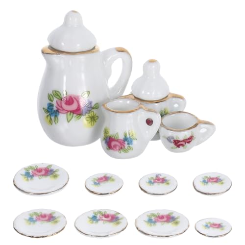 JOINPAYA 15 Stück Mini Porzellan Geschirr: Miniatur Geschirr Puppenküche puppengeschirr Puppenhaus wichtel Zubehör Simulation Modell Teeservice Teekannen Set Küche Puppenhaus JOINPAYA 15 Stück Mini Porzellan Geschirr: Miniatur Geschirr Puppenküche puppengeschirr Puppenhaus wichtel Zubehör Simulation Modell Teeservice Teekannen Set Küche Puppenhaus von JOINPAYA