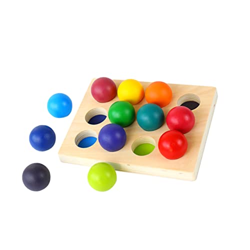 1 Stück Regenbogen Sortierbrett Spielzeug Interessantes Kinderspielzeug Frühes Pädagogisches Spielzeug Interessantes Farbanpassungsspielzeug Kognitives Farbpaarungsspielzeug JOINPAYA von JOINPAYA