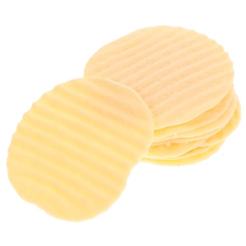 10st Simulierte Kartoffelchips Food-Modell Brathähnchenstatue Kinderspielzeug-Pommes Gefälschte Chicken-Burger Simulations-Snack-Modell Knusprige Kartoffelchips Fälschung Paket PVC JOINPAYA von JOINPAYA